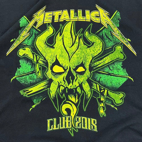 Gildan Vintage Shirt Metallica Club 2015 Schwarz L - Vinverse