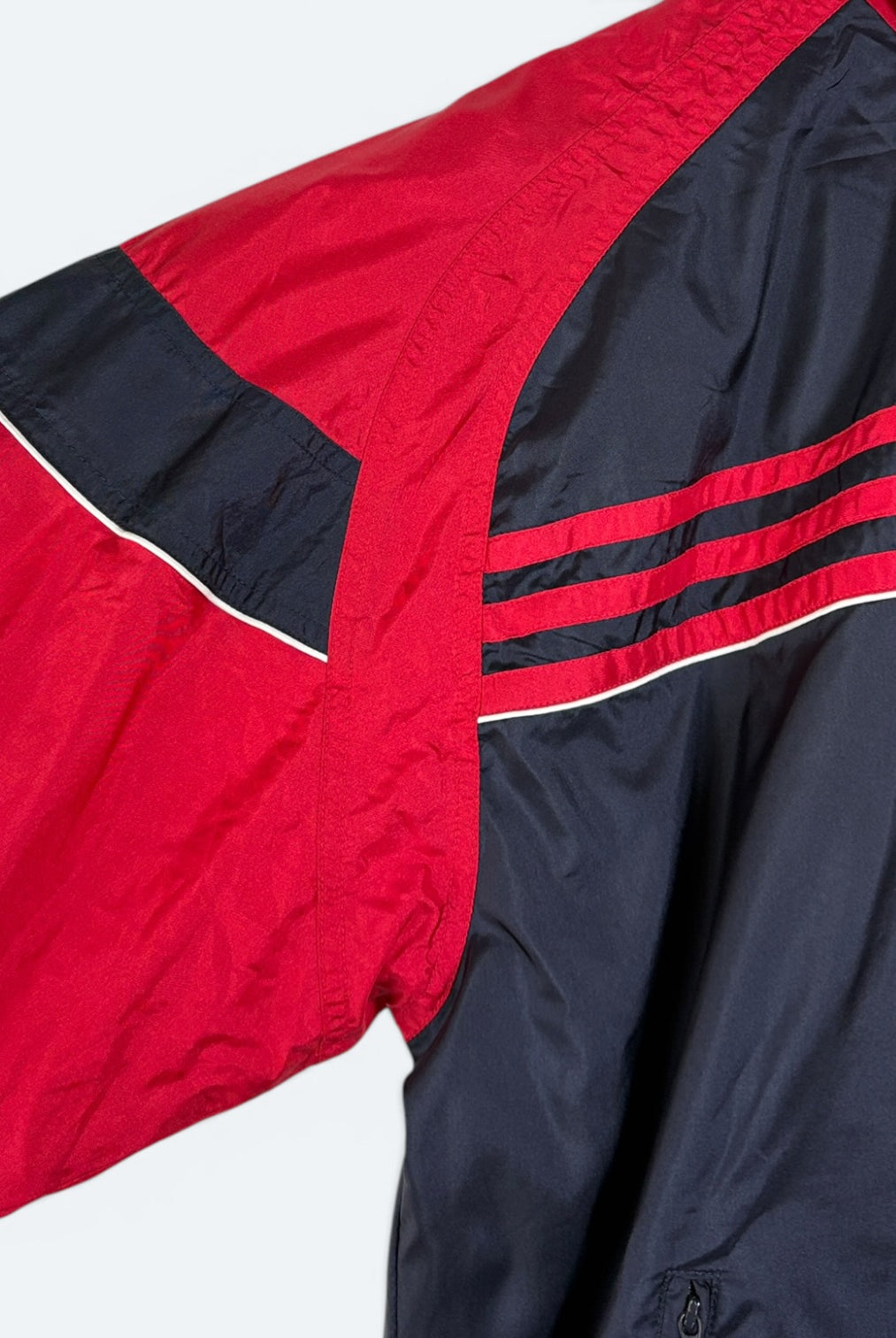 Adidas Trainingsjacke 2002 Rot Schwarz L - Vinverse