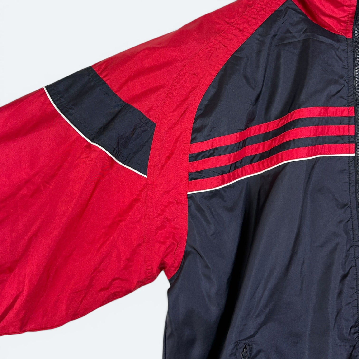 Adidas Trainingsjacke 2002 Rot Schwarz L - Vinverse
