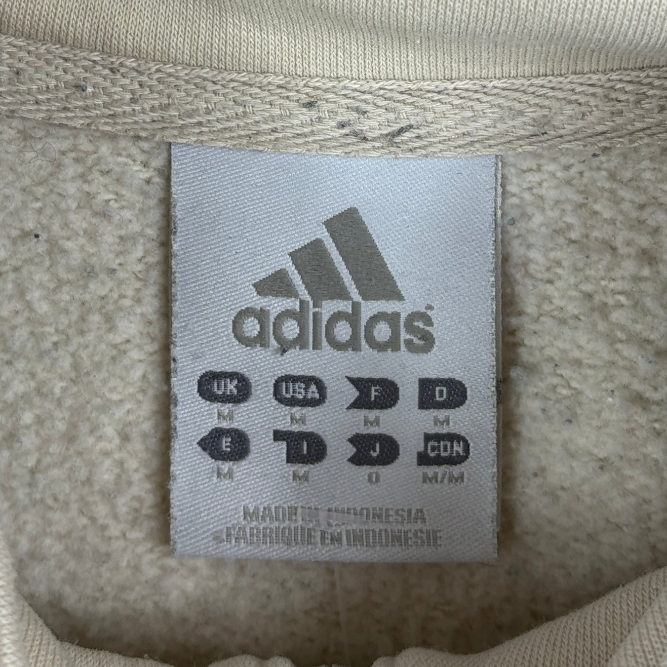 Adidas Vintage Sweater Beige M (SCHILD FEHLT) - Vinverse