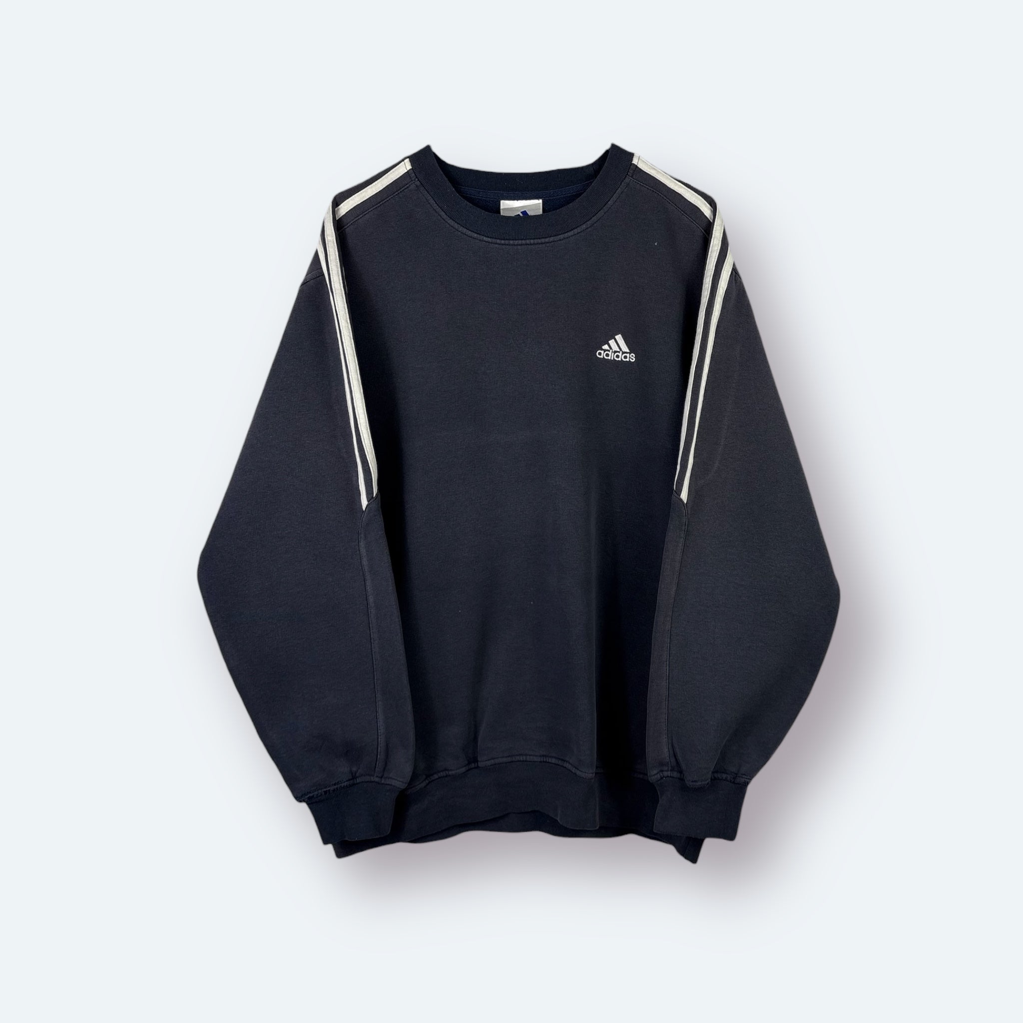 Adidas 90s Vintage Sweater Schwarz L - Vinverse