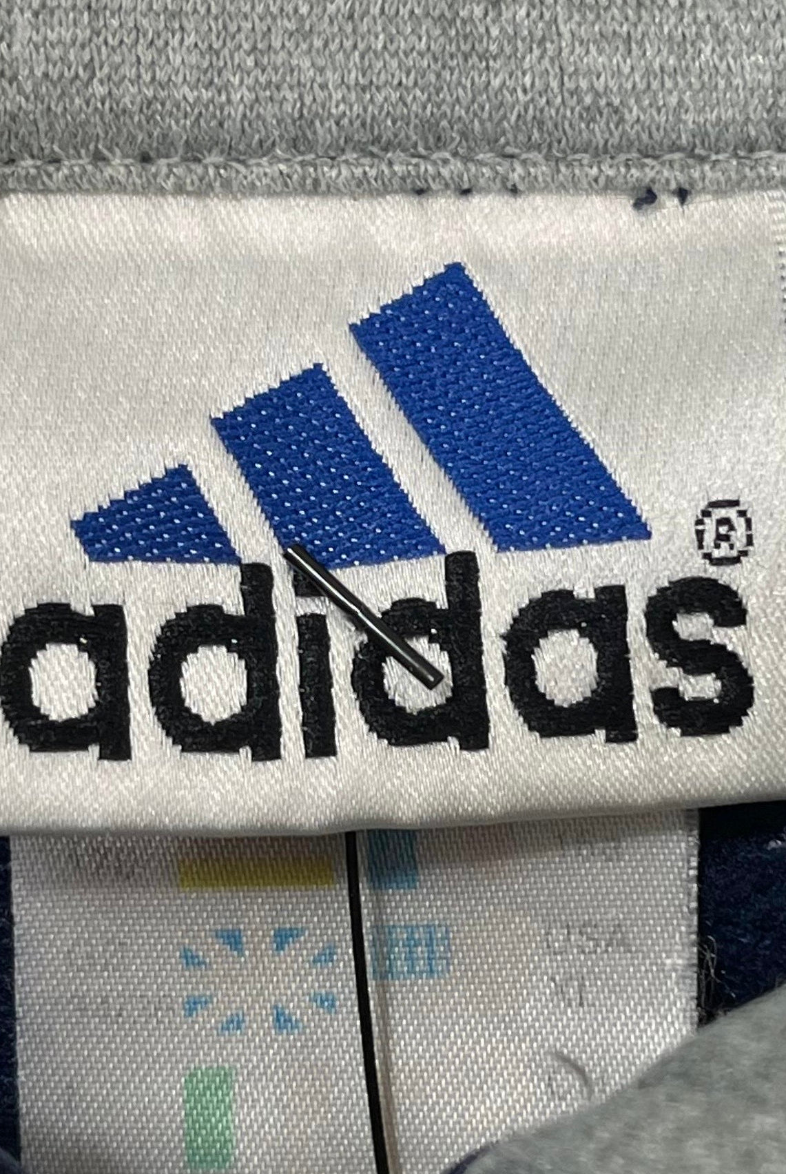 Adidas Vintage Trainingsjacke Kurzarm Blau Rot XL (FLECK ENTFERNBAR?) - Vinverse