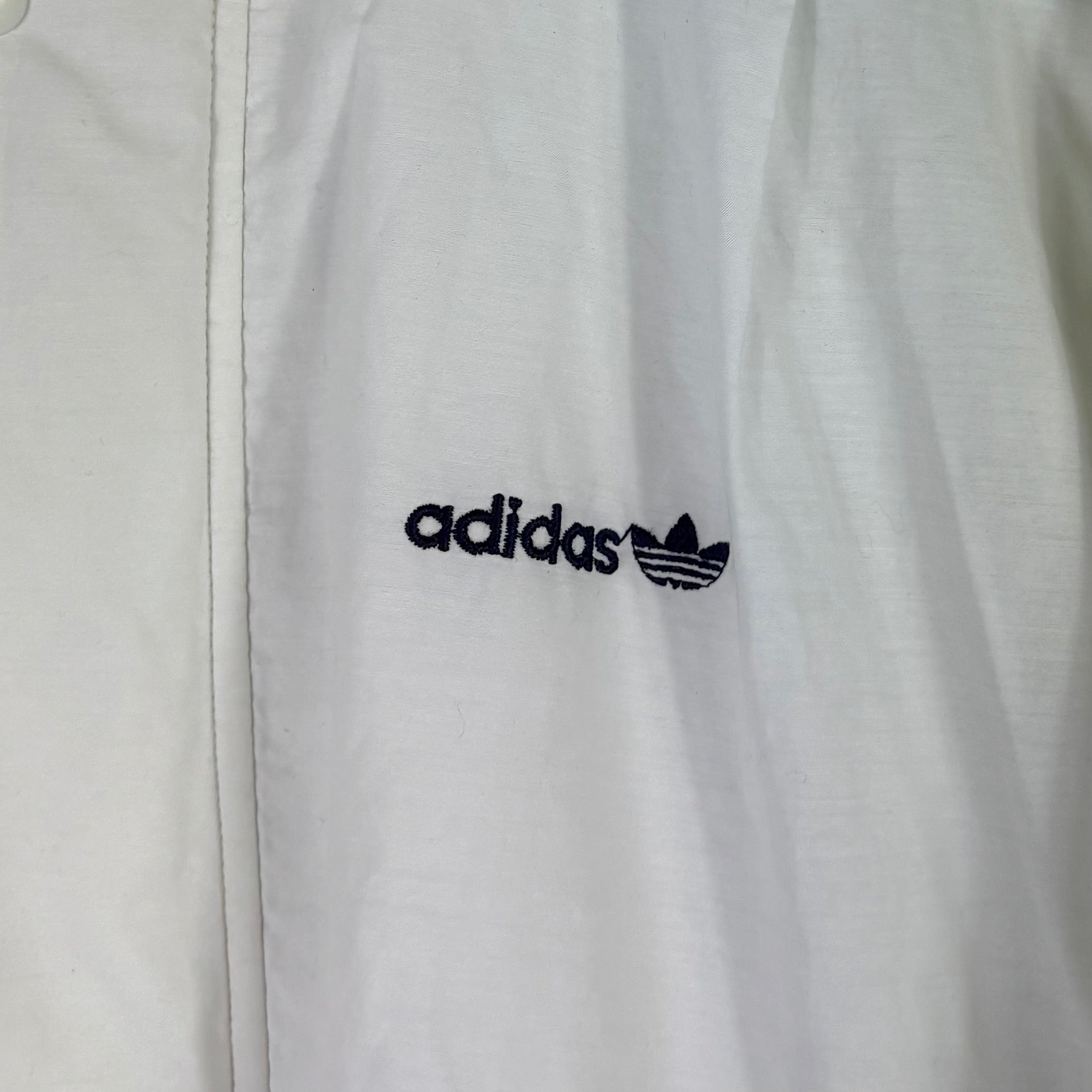 Adidas Vintage Trainingsjacke Weiß L - Vinverse