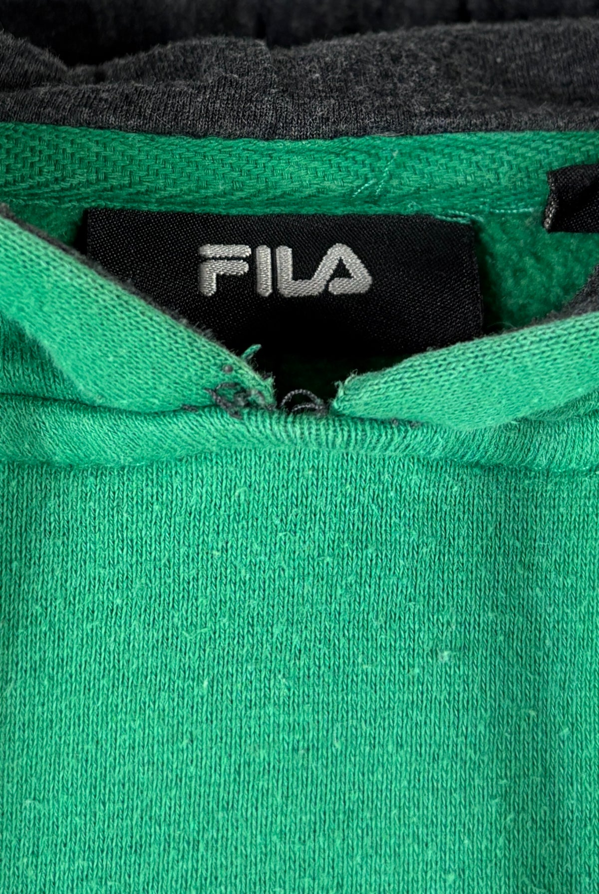 Fila Hoodie Big Logo Grün S - Vinverse