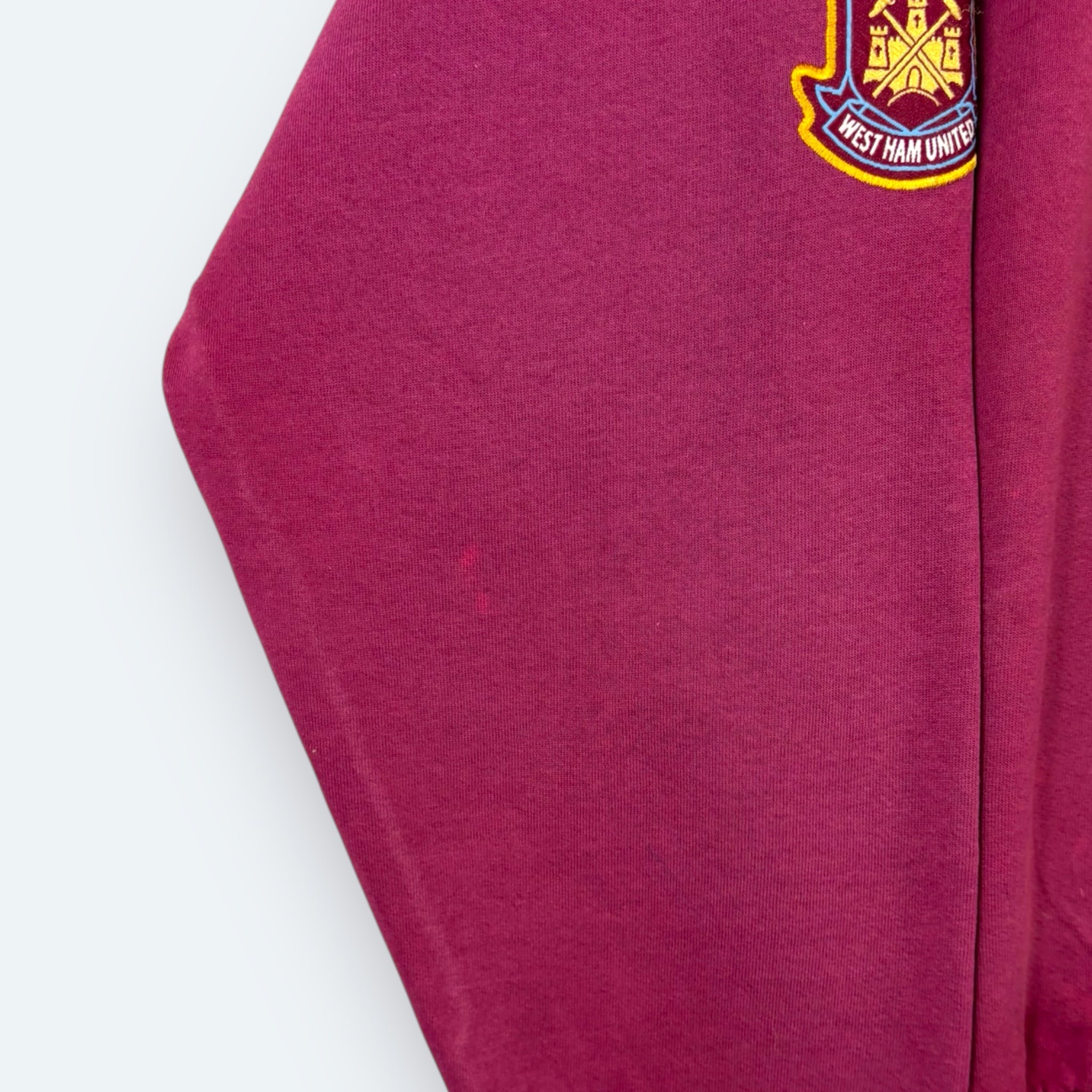 Fila 90s Vintage Sweater West Ham United Weinrot L - Vinverse