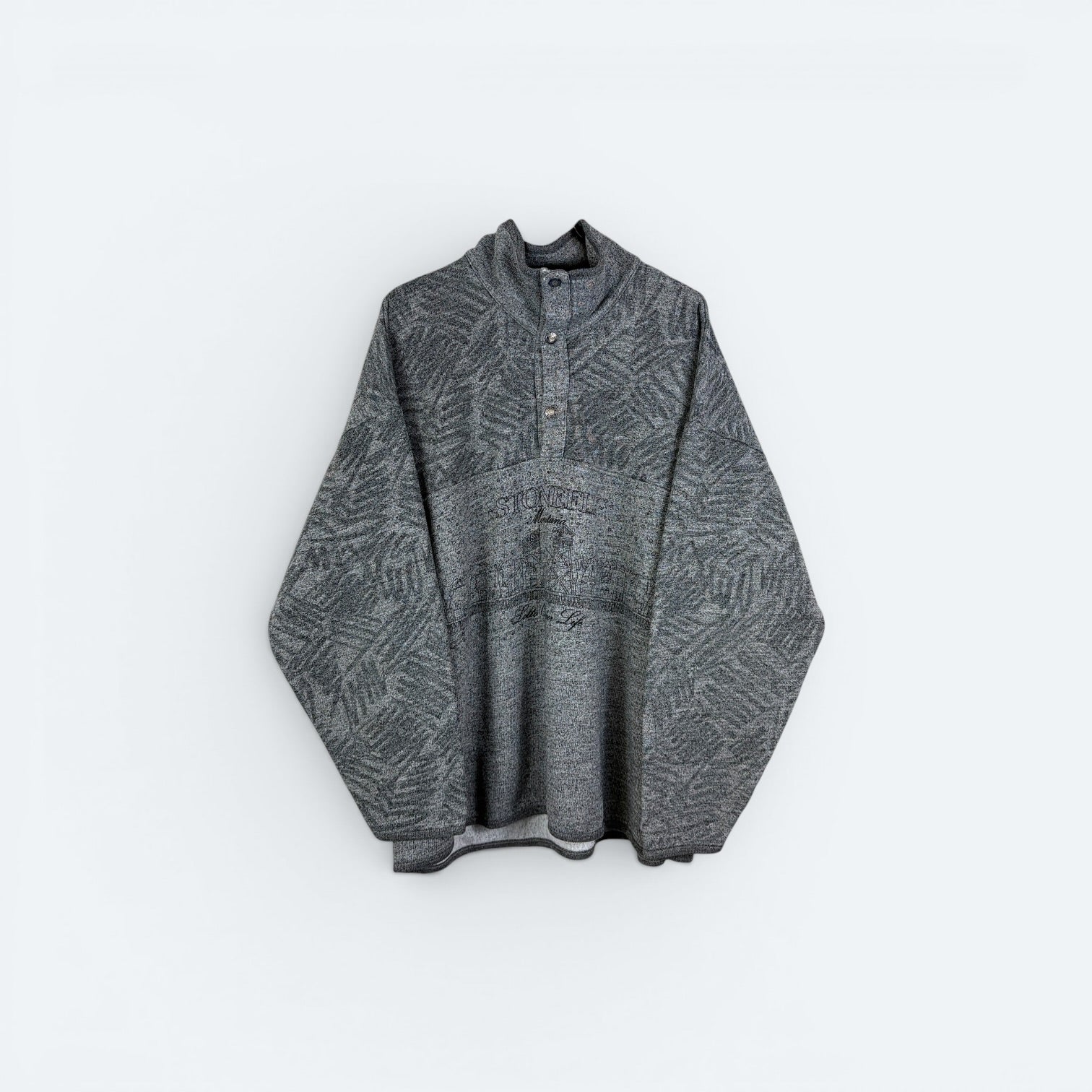 Lotto Vintage Sweater 90s Grau XL - Vinverse