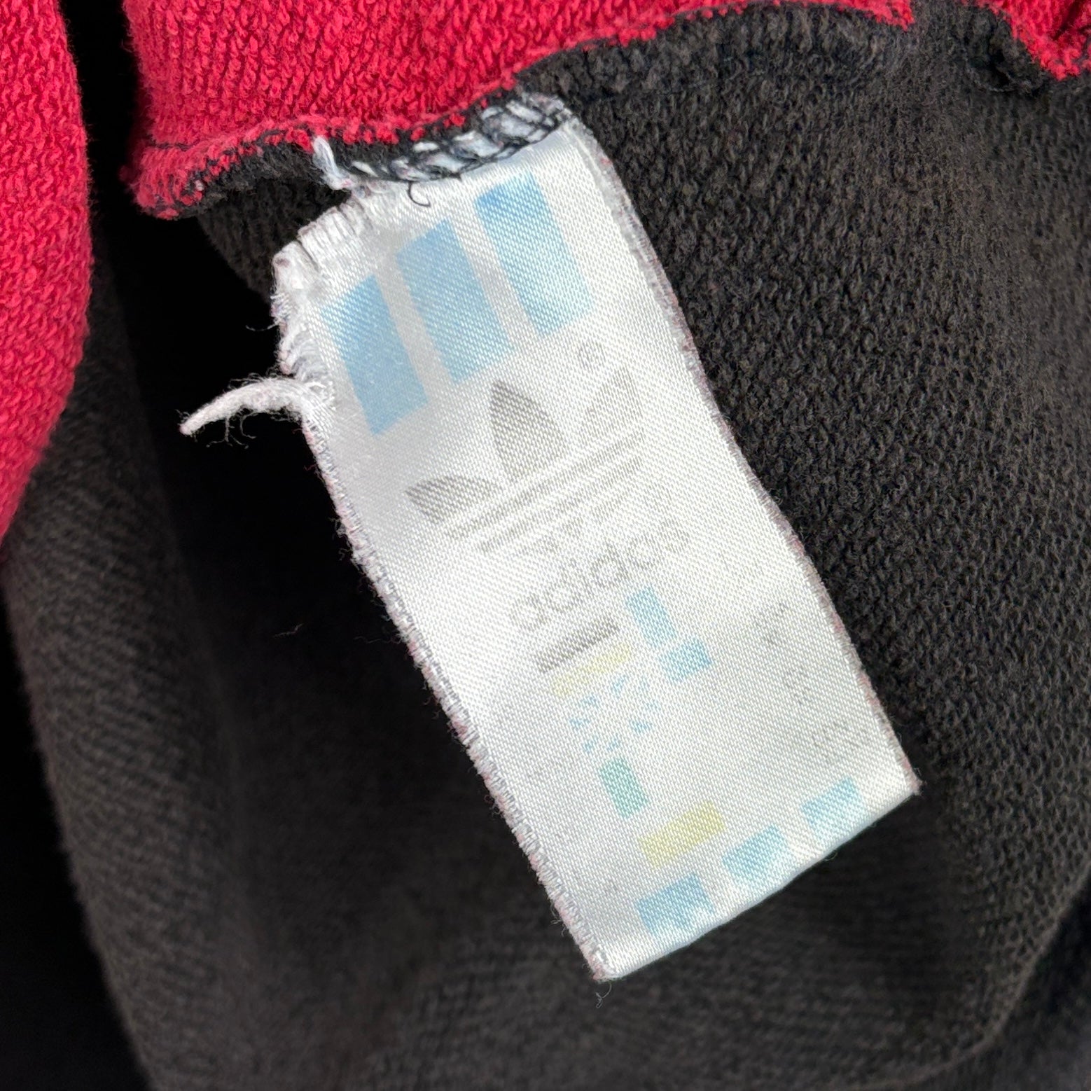 Adidas Vintage Sweater Washed Rot Schwarz XL - Vinverse