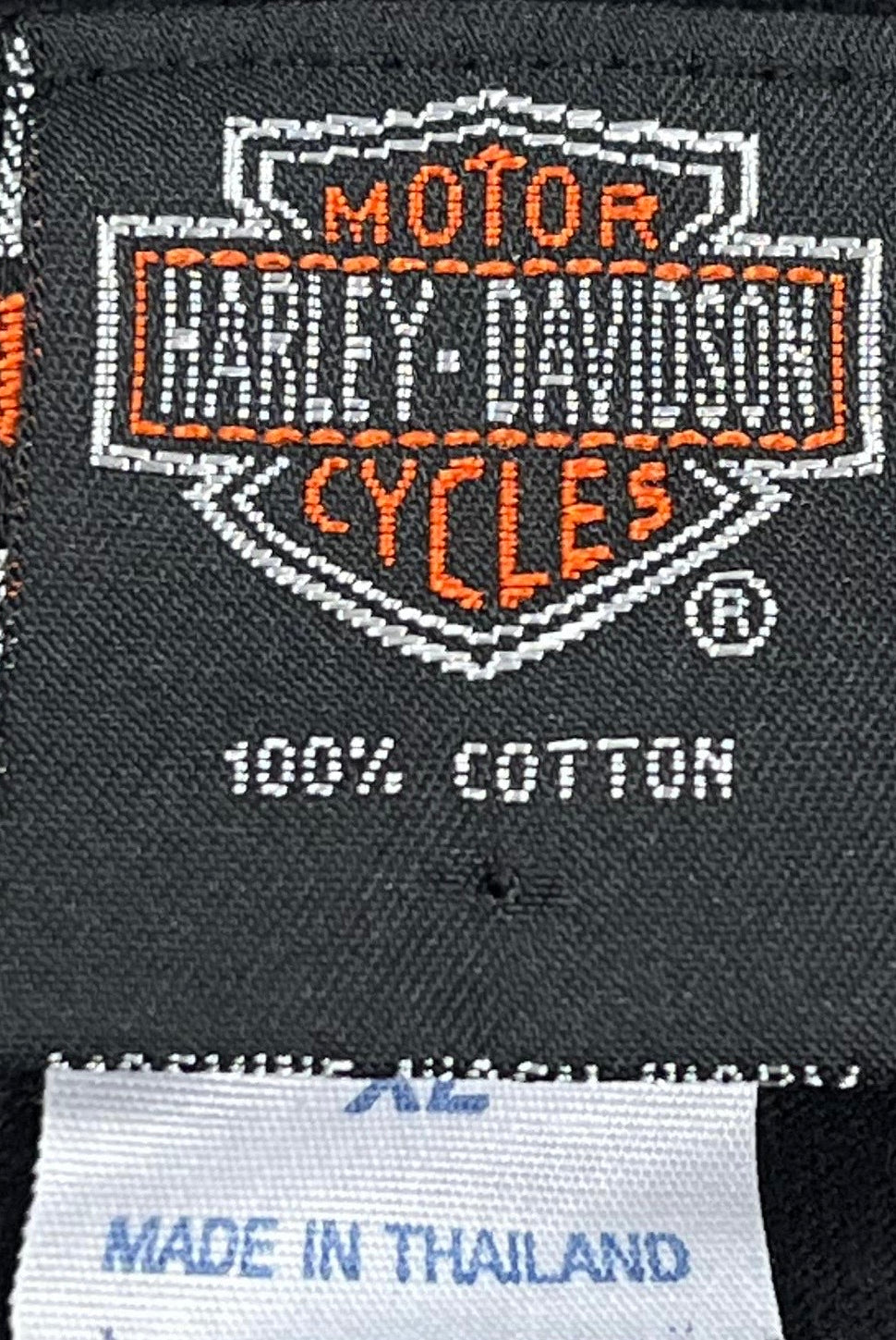 Harley Davidson Vintage T-Shirt Motorrad Print Schwarz XL - Vinverse
