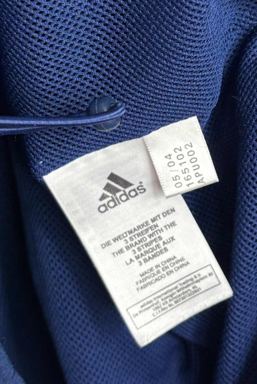 adidas Vintage Trainingsjacke Blau L - Vinverse