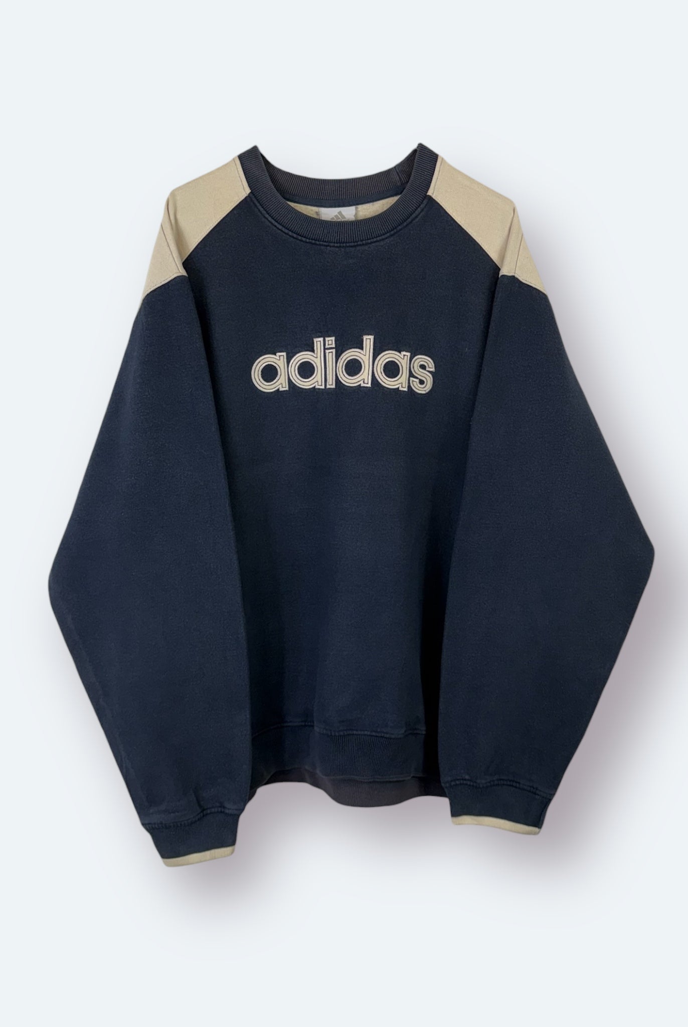 Adidas 2003 Sweater Washed Dunkelblau XL - Vinverse