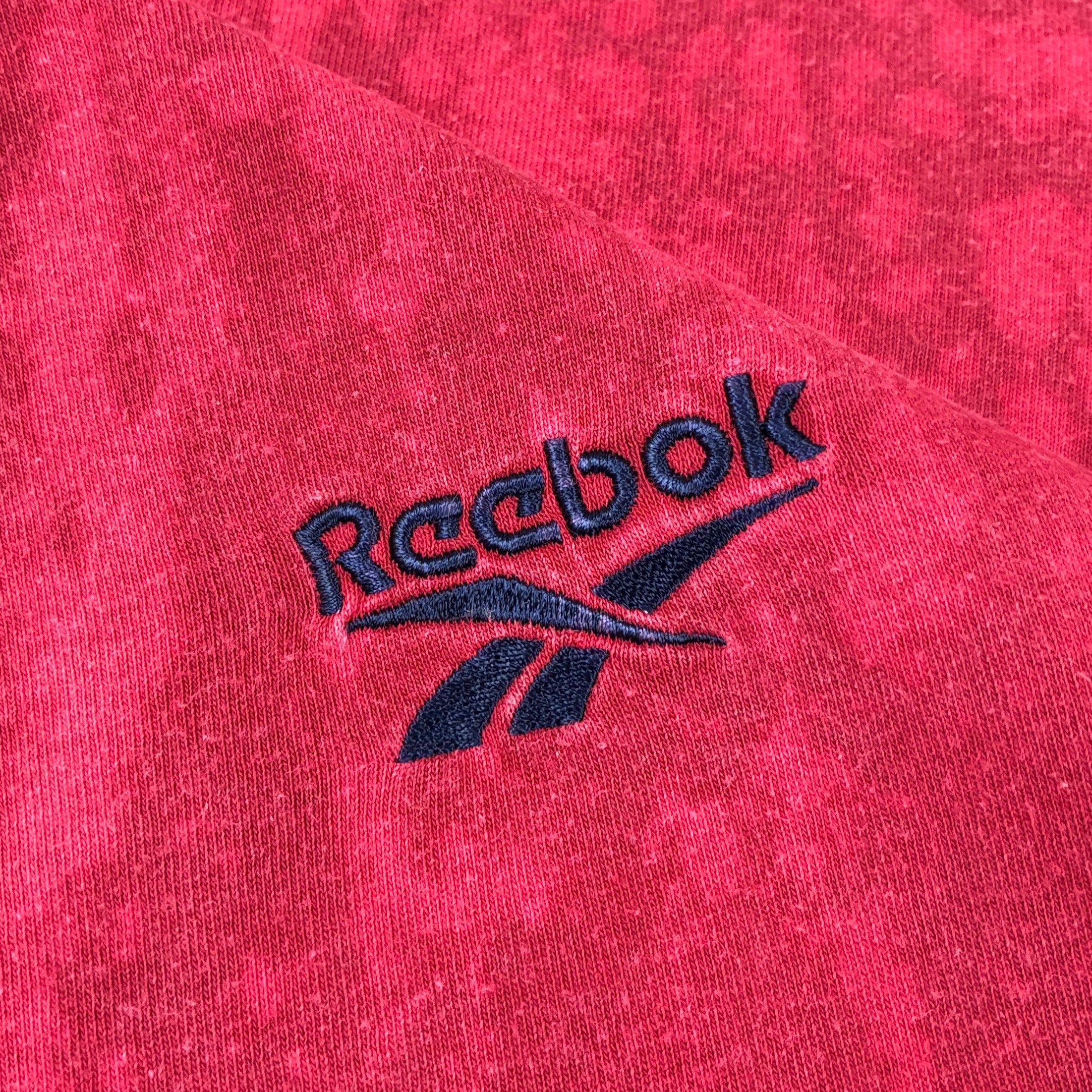Reebok Vintage T-Shirt Bleach Rot XL - Vinverse