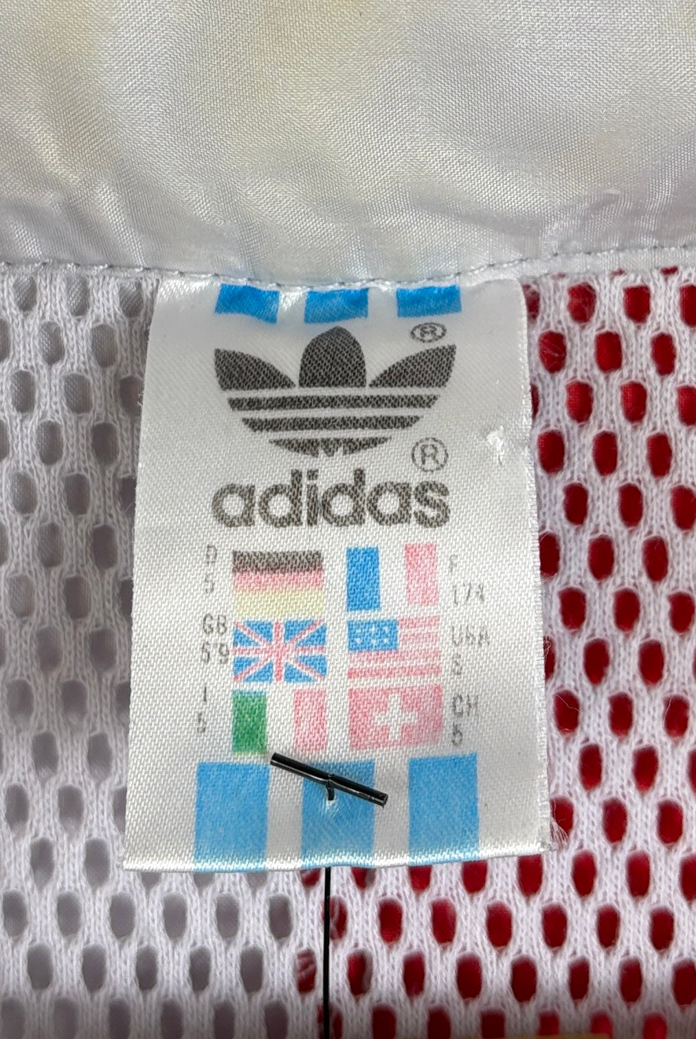 Adidas Vintage Outdoor Jacke Rot S (RÜCKSEITE) - Vinverse