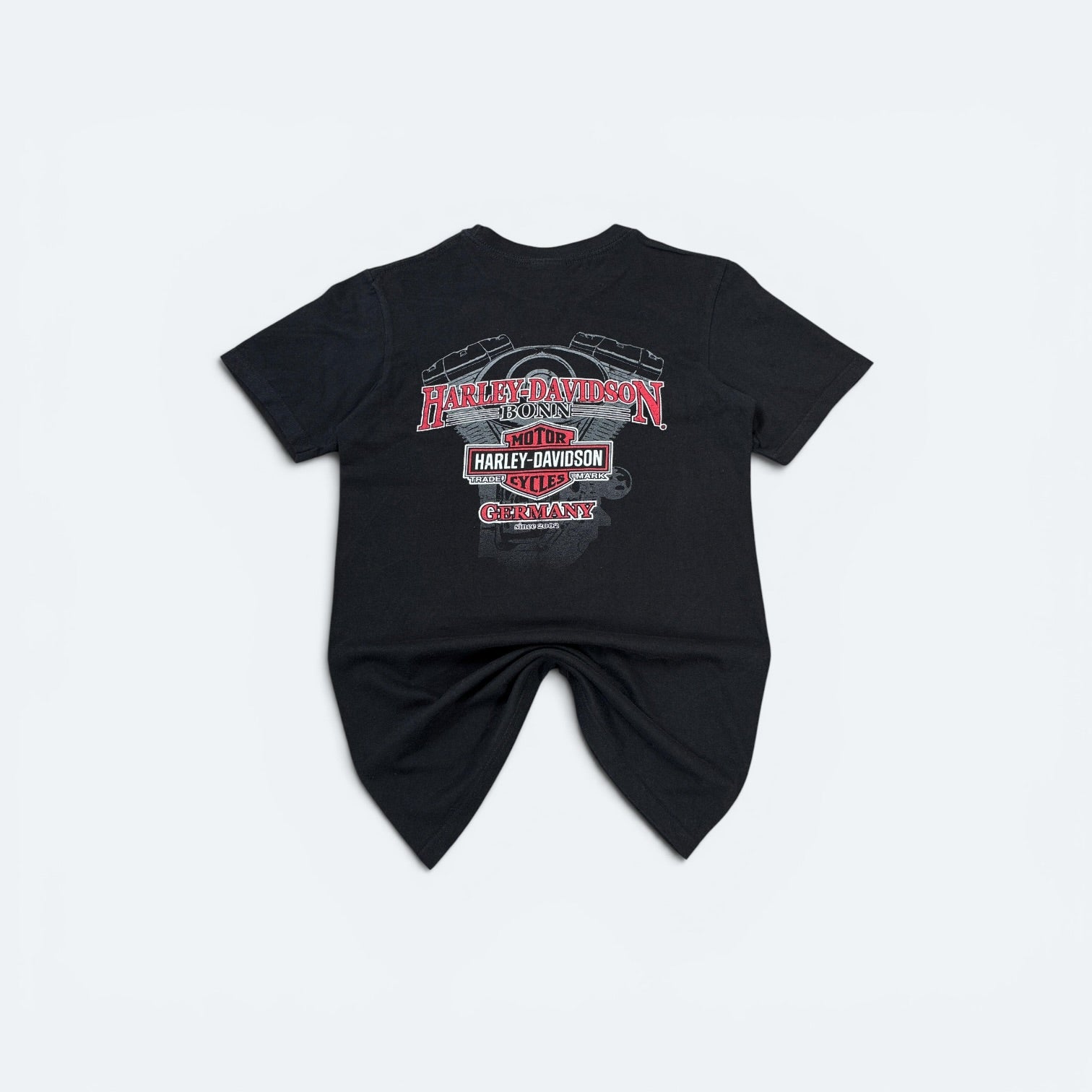 Harley-Davidson Vintage T-Shirt Bonn Germany Schwarz S - Vinverse