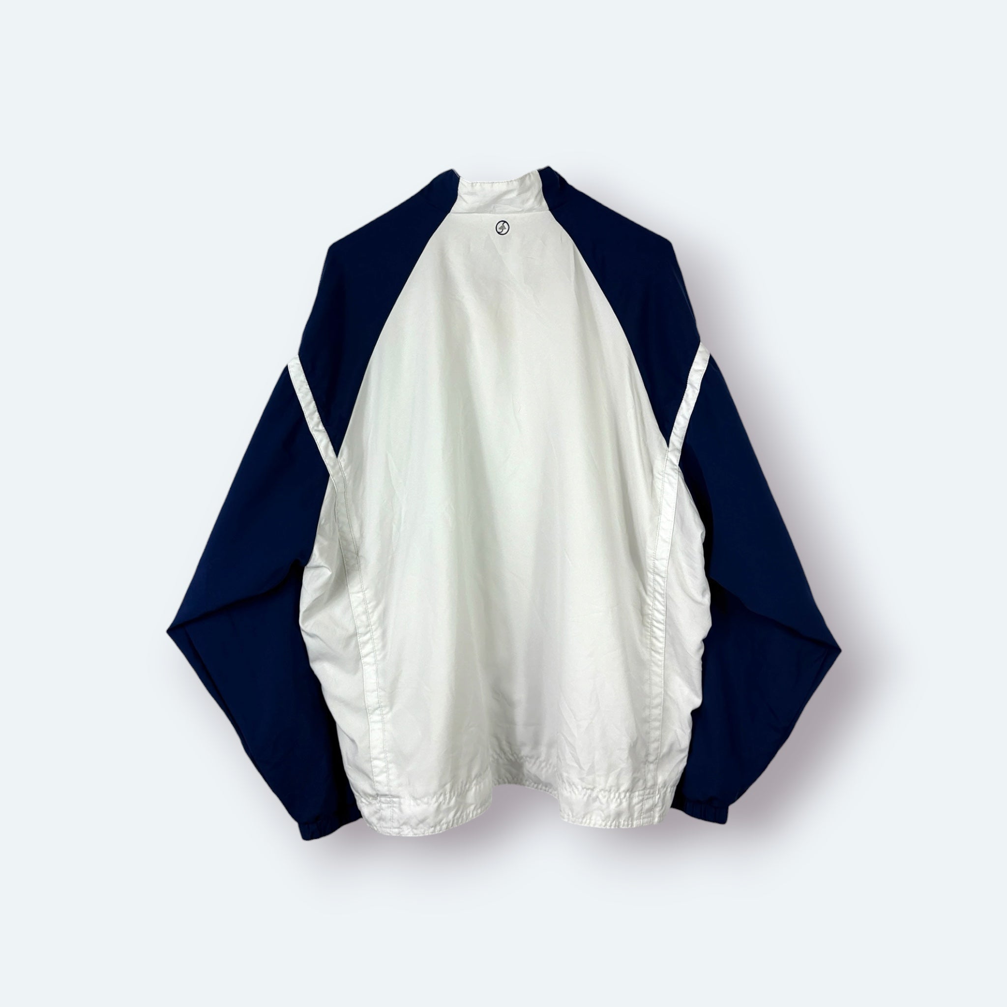 Adidas Vintage Trainingsjacke Blau Weiß XL - Vinverse