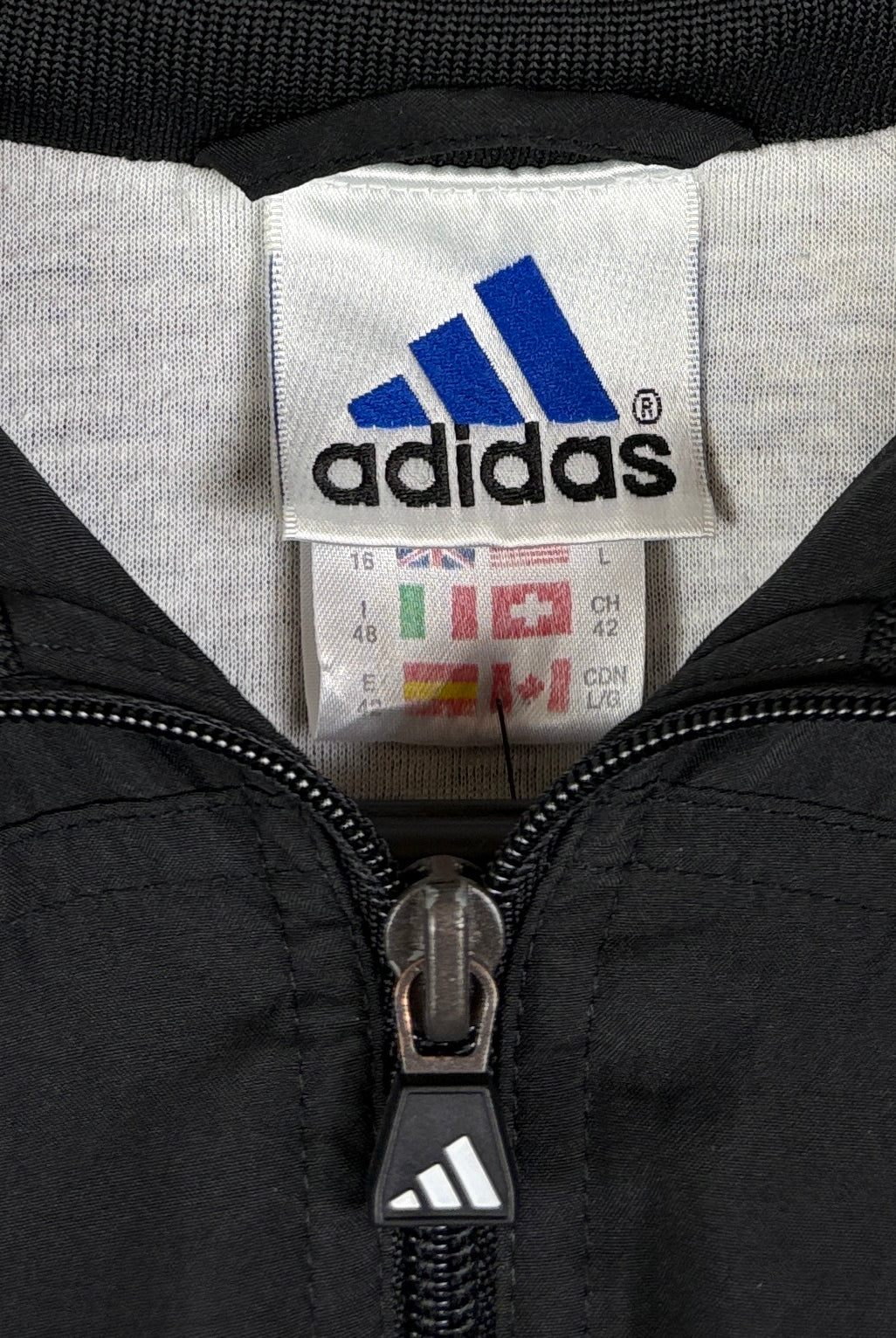 Adidas Vintage Trainingsjacke Schwarz L - Vinverse