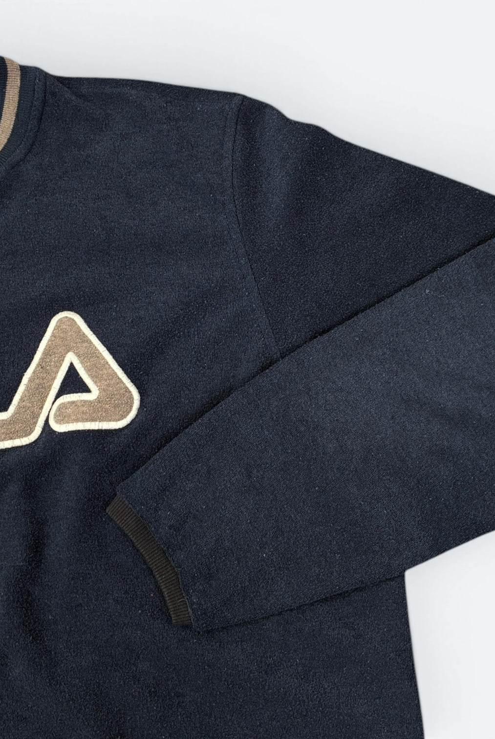 Fila Vintage Fleece Pullover Blau M - Vinverse
