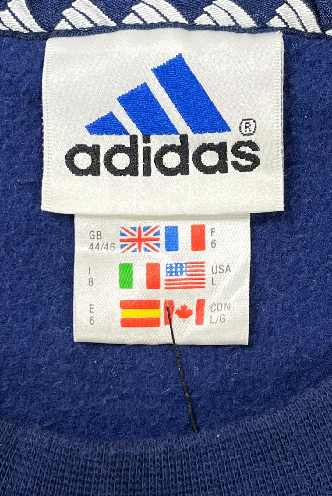 Adidas Vintage Sweater Blau L - Vinverse