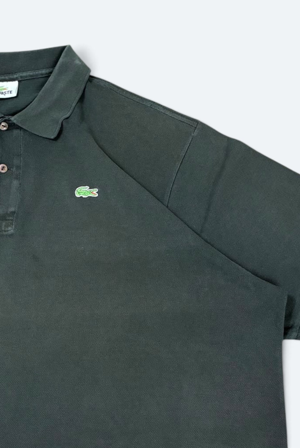 Lacoste Vintage Polo Shirt Schwarz XXL - Vinverse