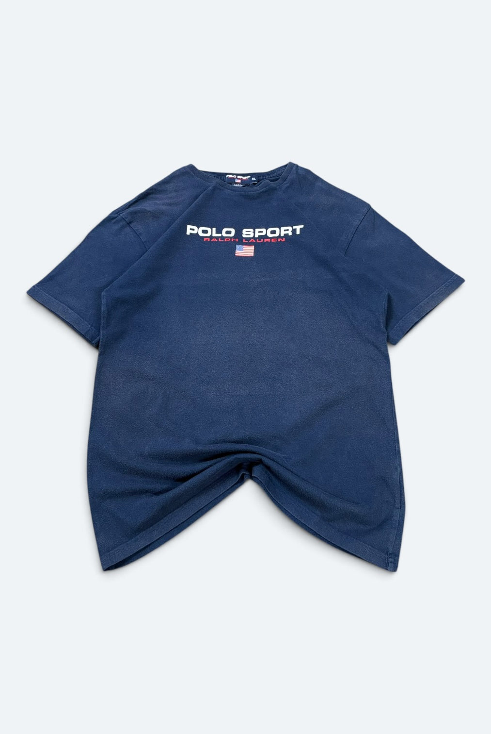 Ralph Lauren Vintage T-Shirt Logo Blau XL - Vinverse