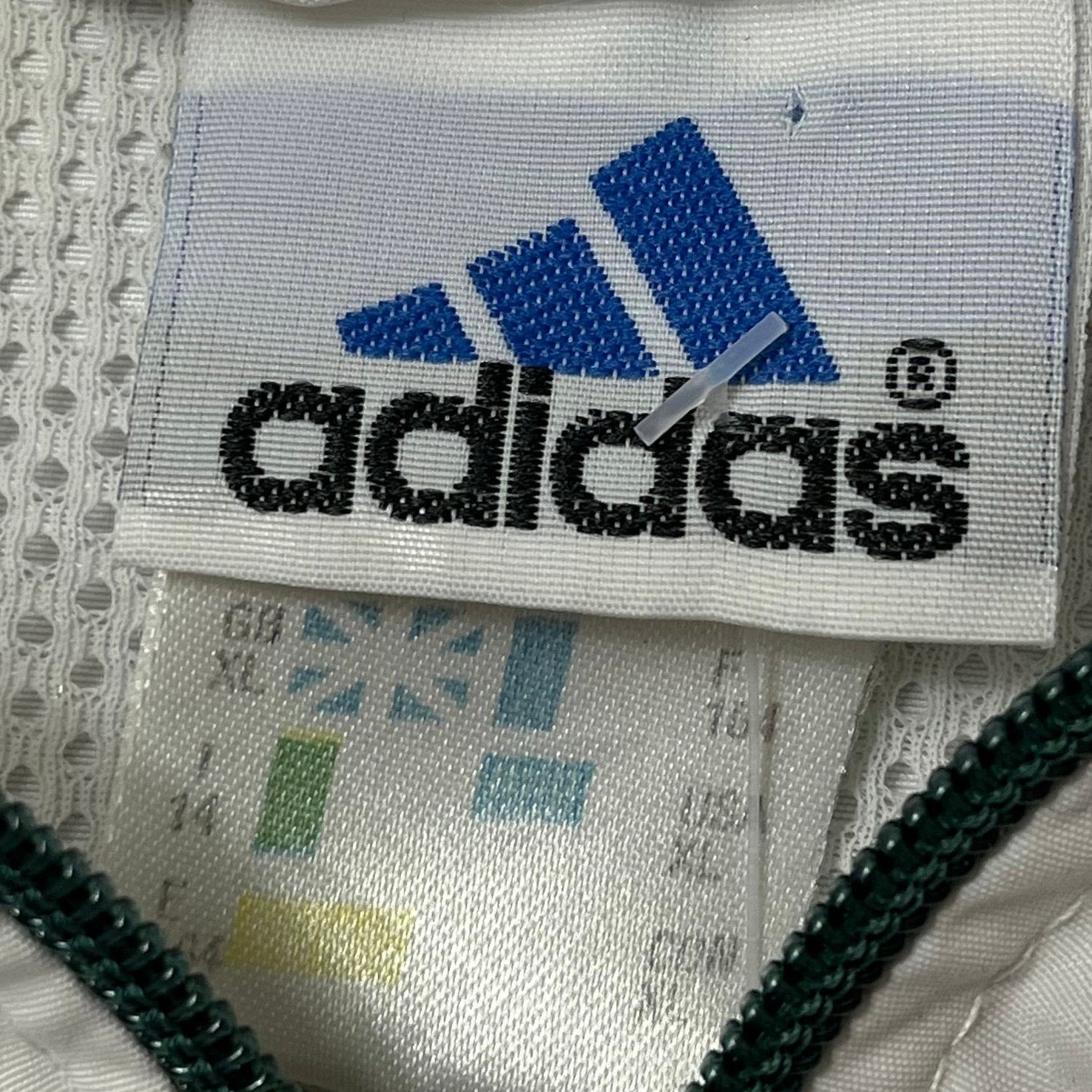Adidas Vintage Trainingsjacke 90s Weiß XL (FLECK?) - Vinverse