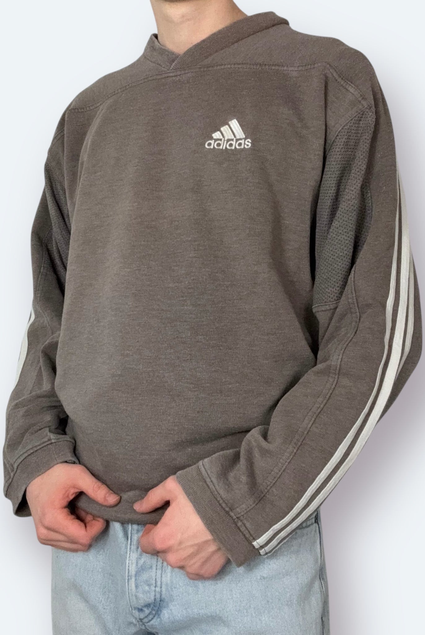Adidas 90s Vintage Sweater Braun M - Vinverse