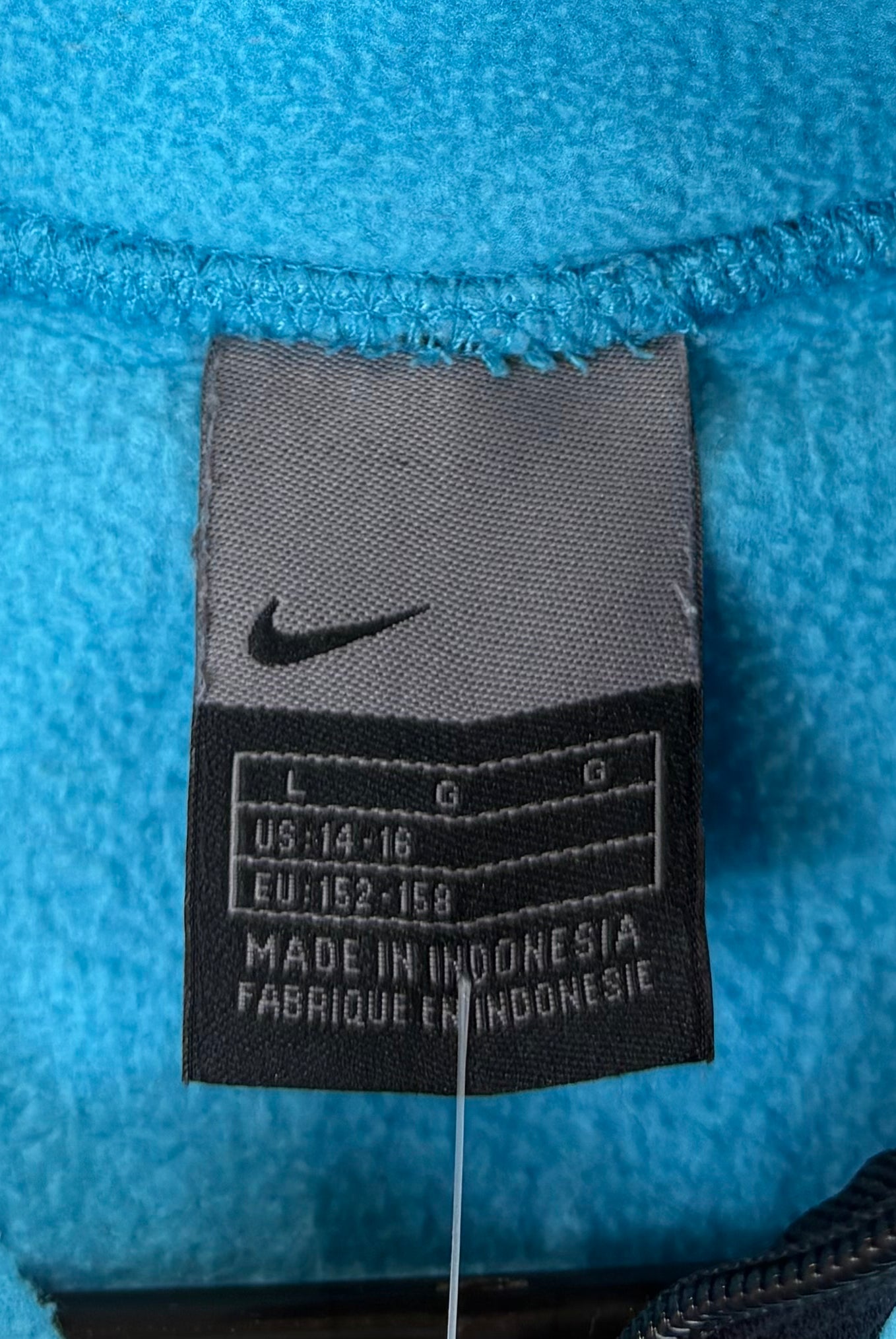 Nike 2000s Fleece Pullover Blau XS - Vinverse