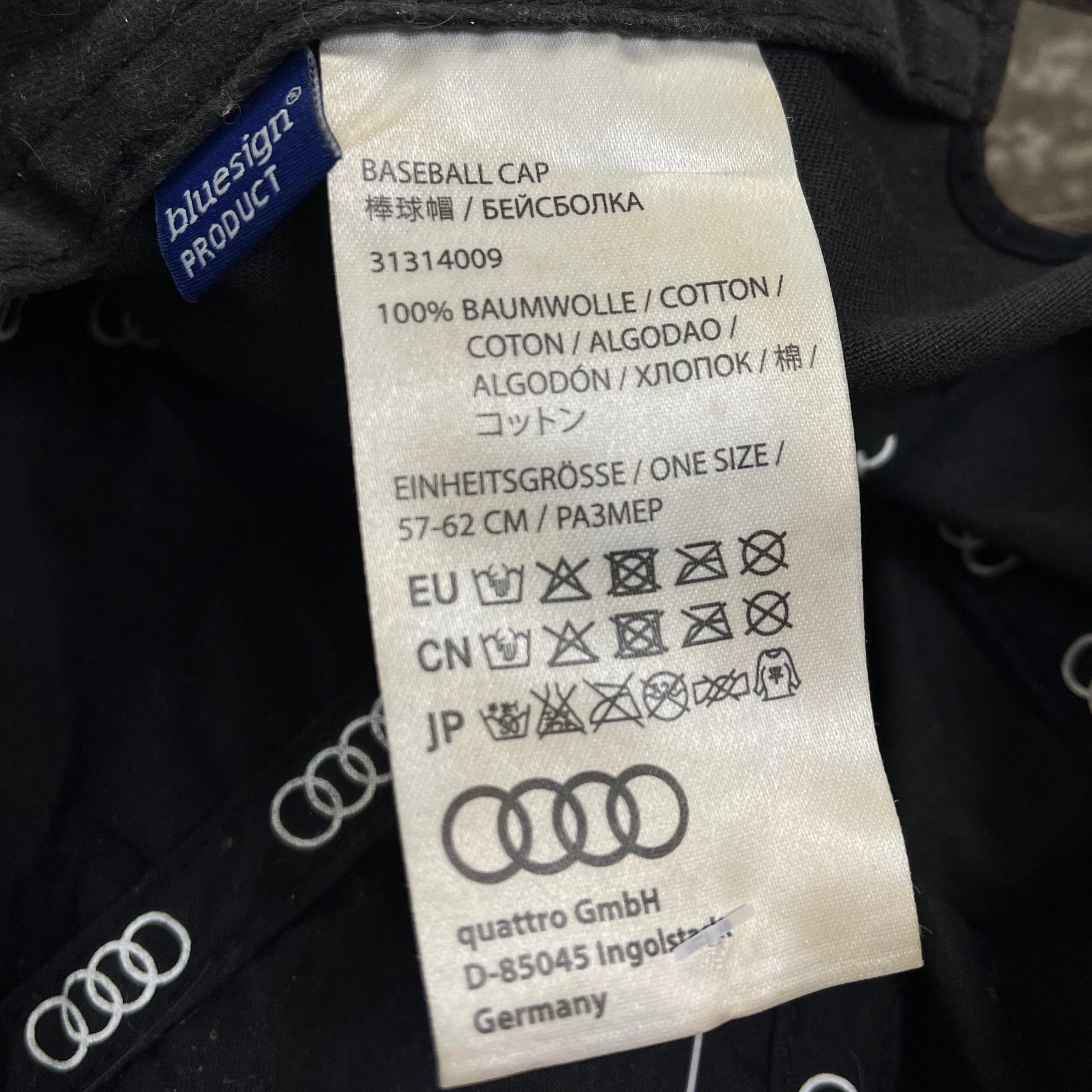 Audi Vintage Cap Schwarz OZ - Vinverse