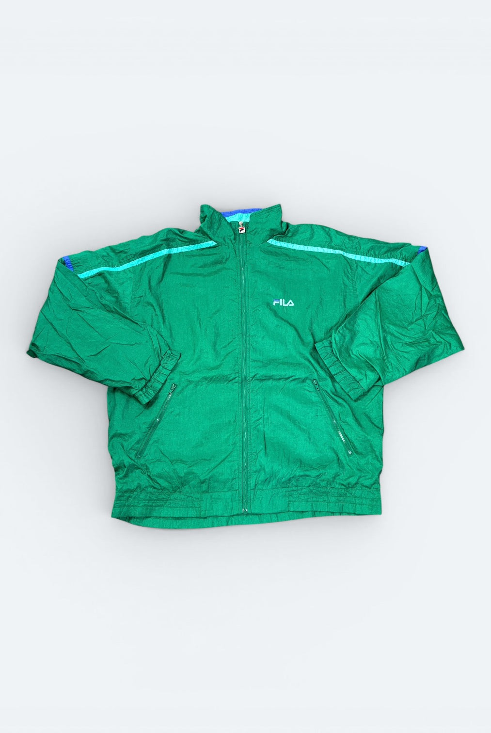 Fila Vintage Trainingsjacke Grün XXL - Vinverse