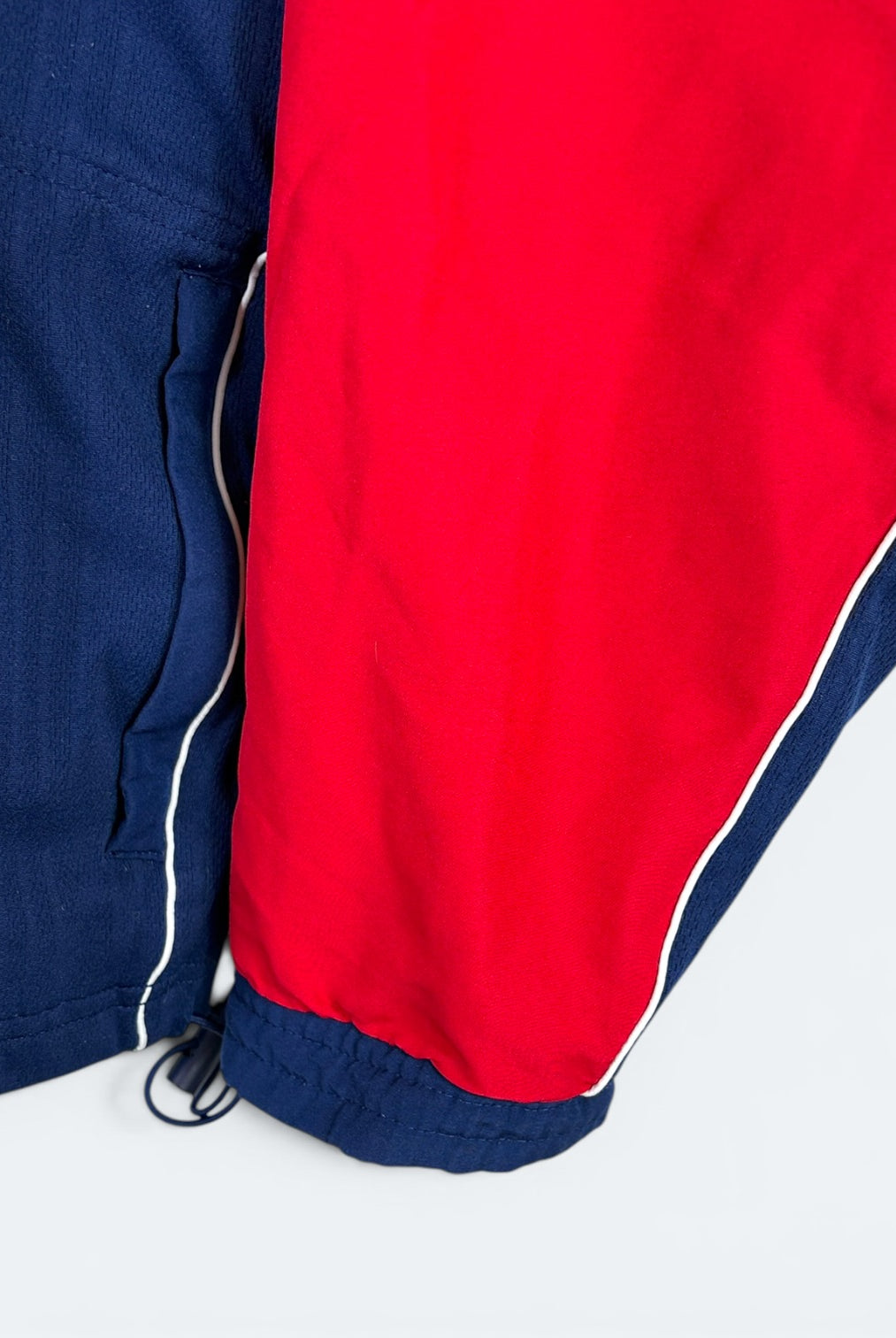 Adidas Vintage Trainingsjacke 90s Rot Blau XL (FLECK???) - Vinverse