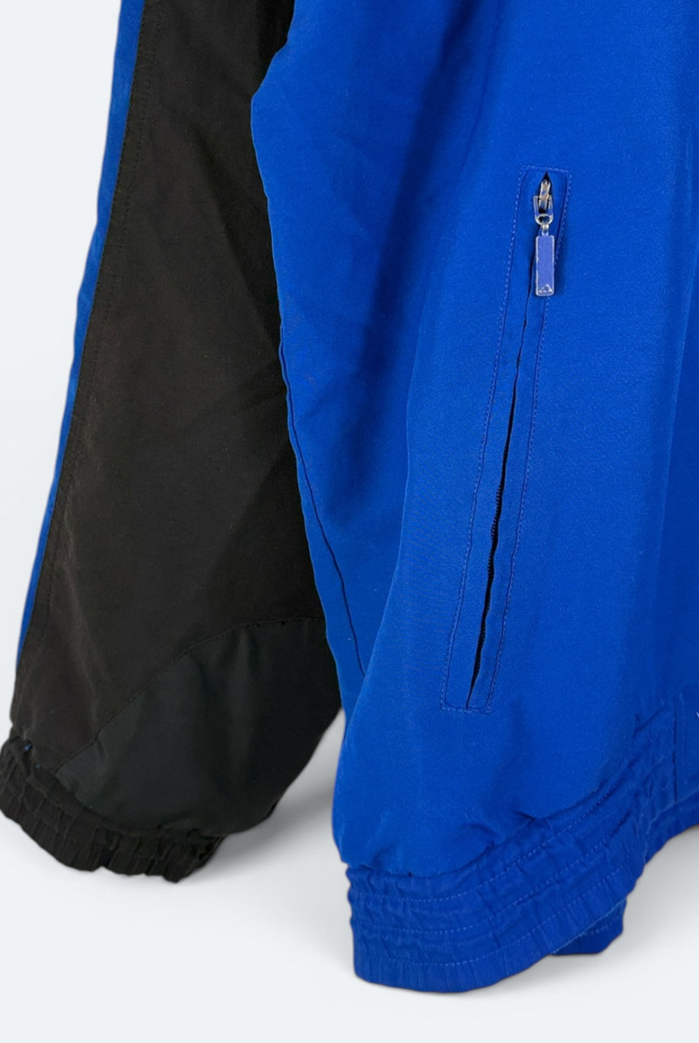 Adidas Vintage Trainingsjacke 90s Blau Schwarz S - Vinverse