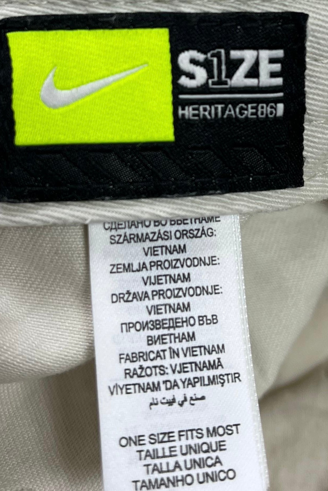 Nike Vintage Cap weiß OS - Vinverse