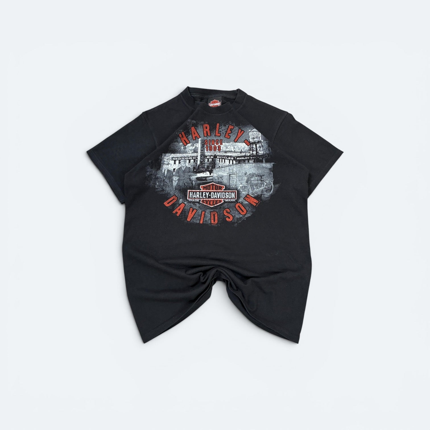 Harley-Davidson Vintage Shirt Grafik Schwarz S - Vinverse