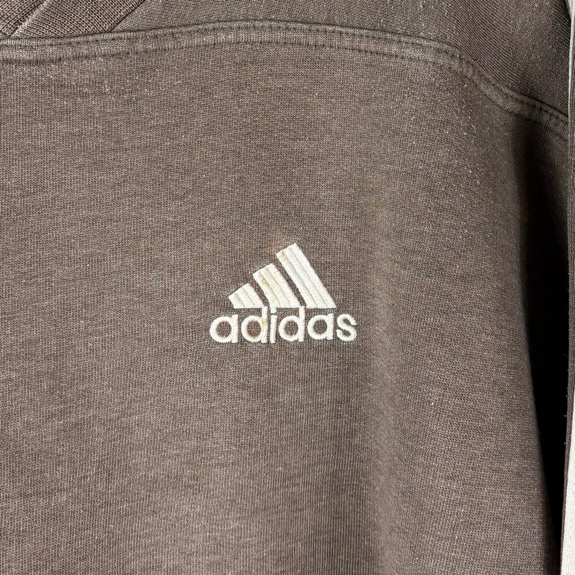 Adidas 90s Vintage Sweater Braun M - Vinverse