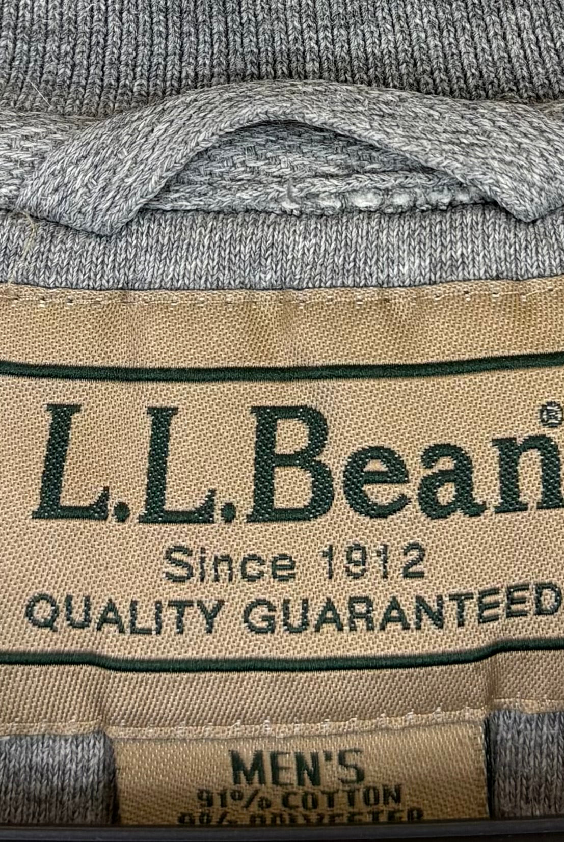 L.L. Bean Vintage Sweater Grau M - Vinverse