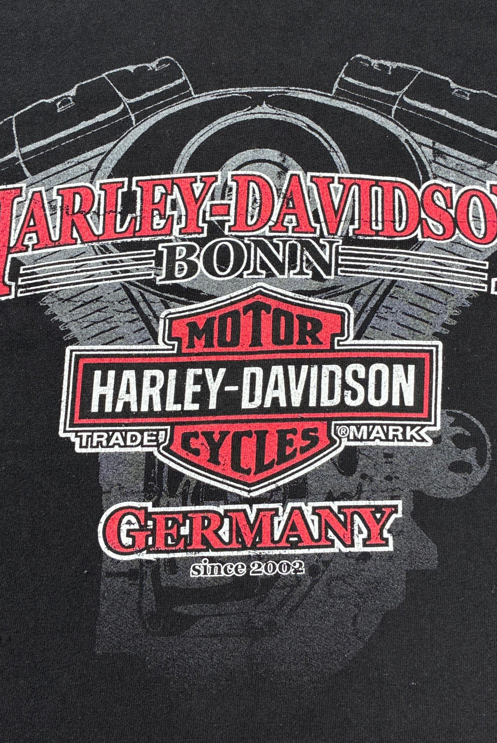 Harley-Davidson Vintage T-Shirt Bonn Germany Schwarz S - Vinverse