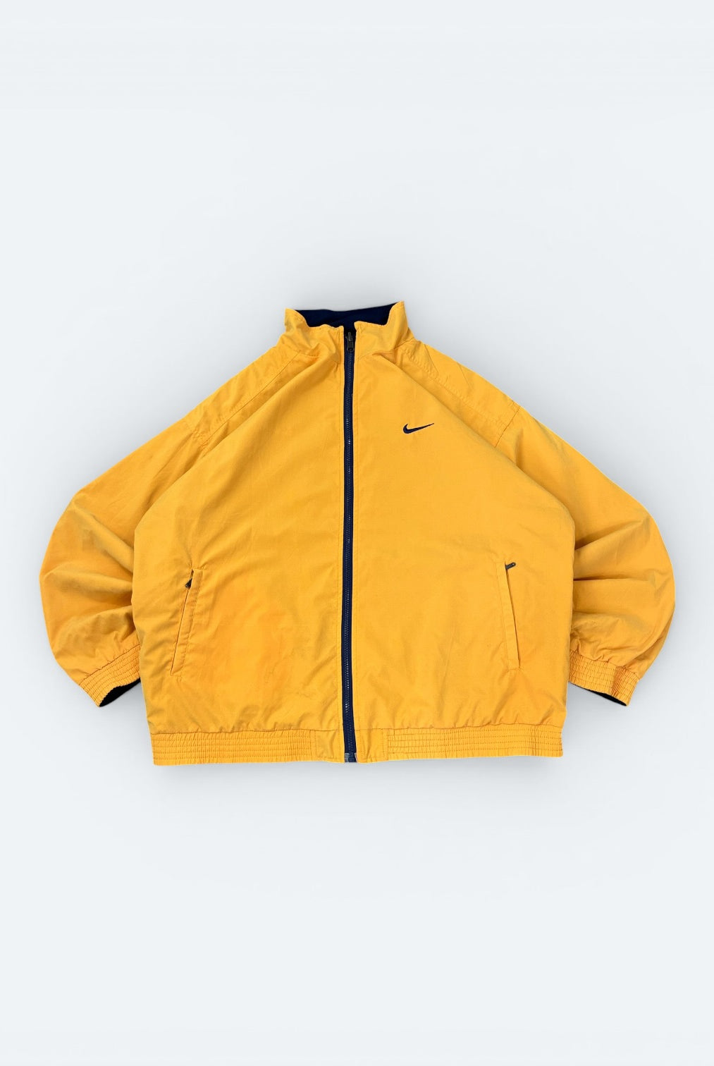 Nike Vintage Wendejacke Gelb Blau XL - Vinverse