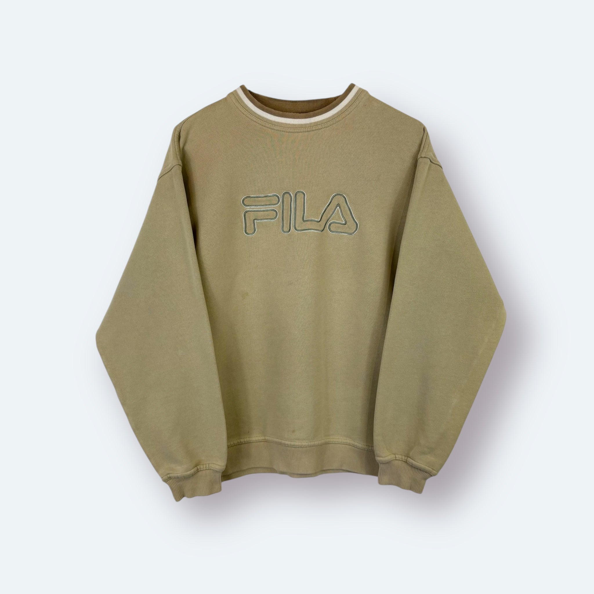 Fila 90s Vintage Sweater Beige S - Vinverse