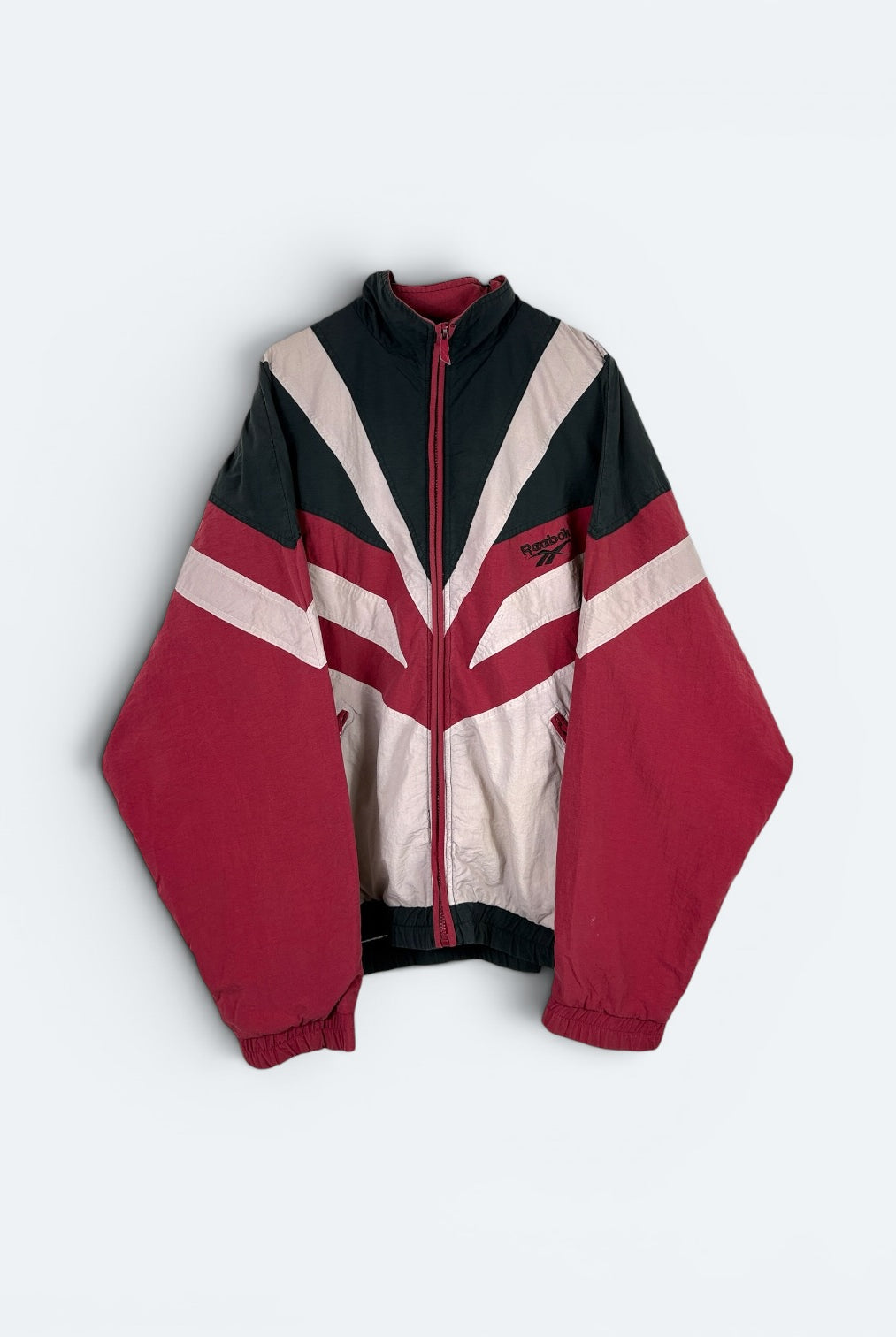 Reebok Vintage Trainingsjacke Rot XXL (FLECK?) - Vinverse