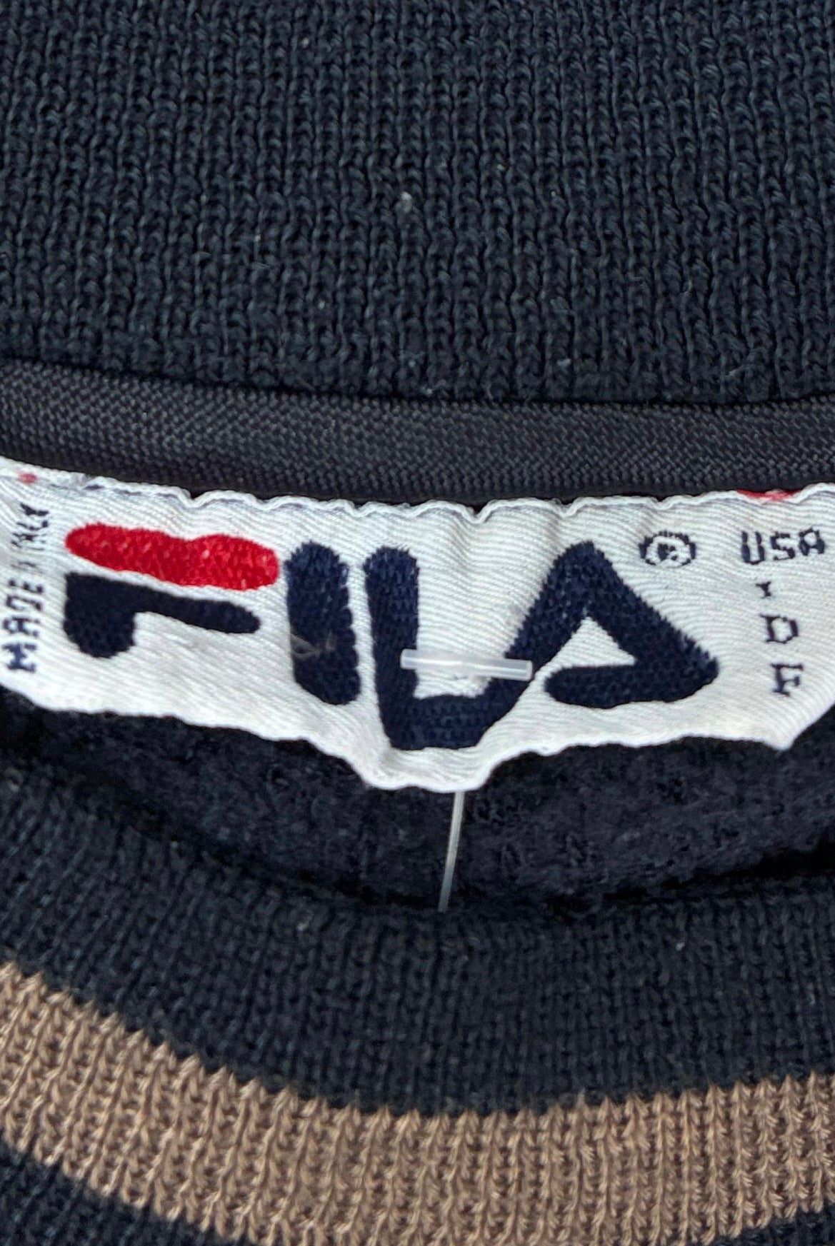 Fila Vintage Fleece Pullover Blau M - Vinverse