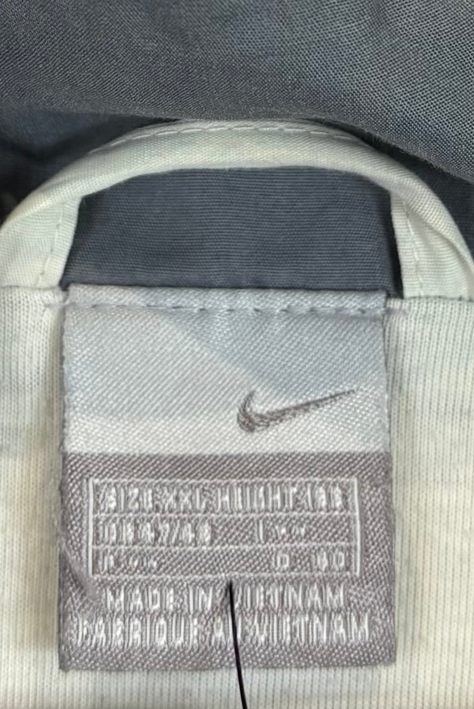 Nike 2000s Trainingsjacke Grau Beige XXL - Vinverse