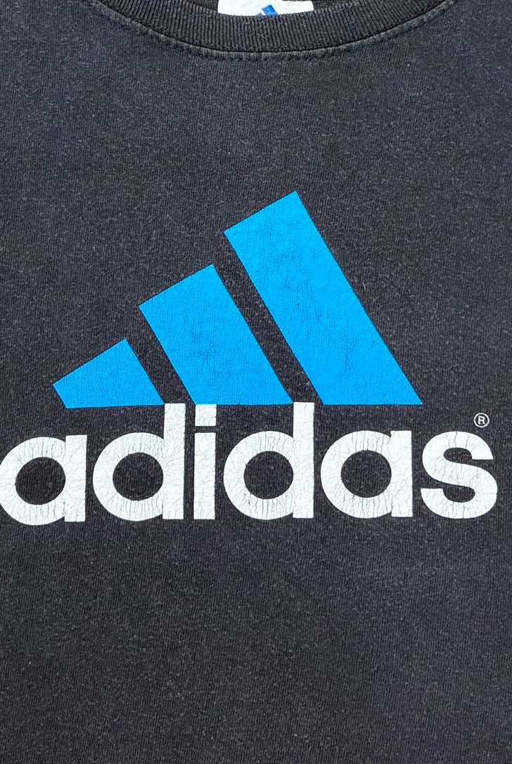 Adidas Vintage T-Shirt Logo Schwarz M - Vinverse