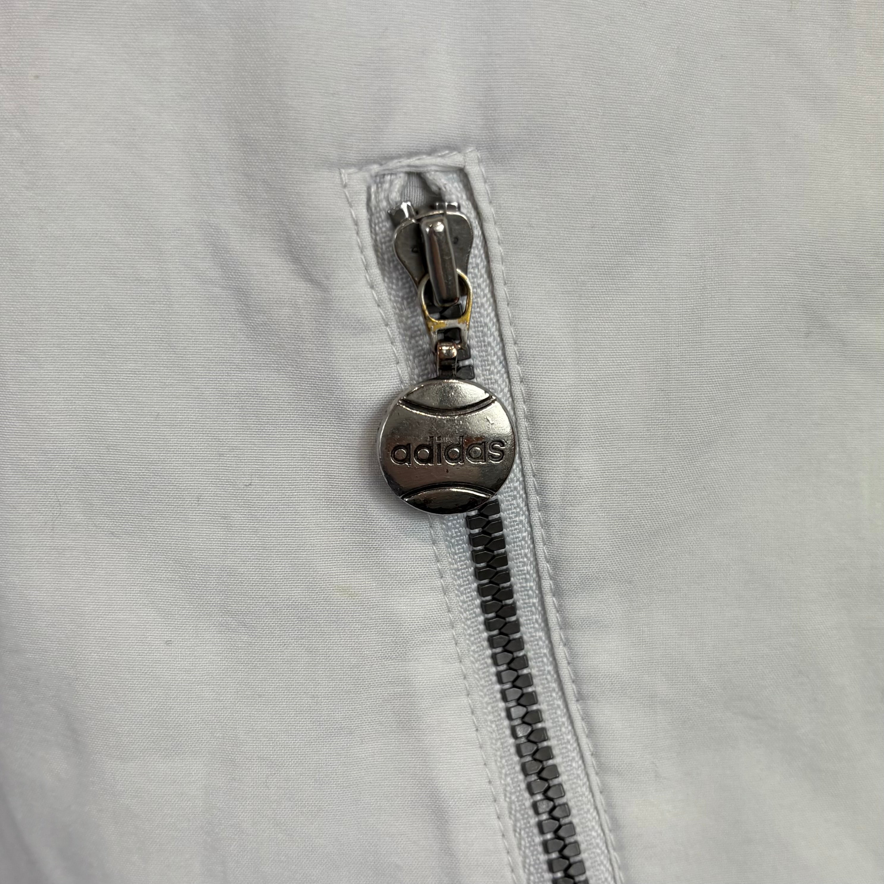 Adidas 90s Vintage Trainingsjacke Weiß Blau XL - Vinverse