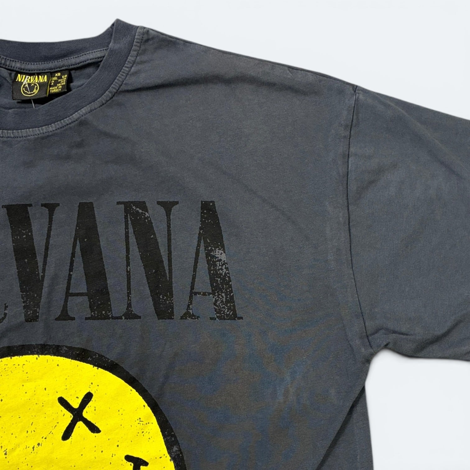 Nirvana Vintage T-Shirt Grau XS - Vinverse