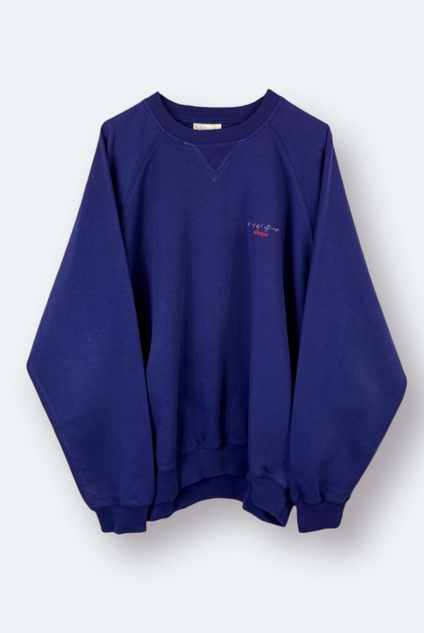 Adidas 90s Vintage Sweater Colors of Sport Lila M - Vinverse