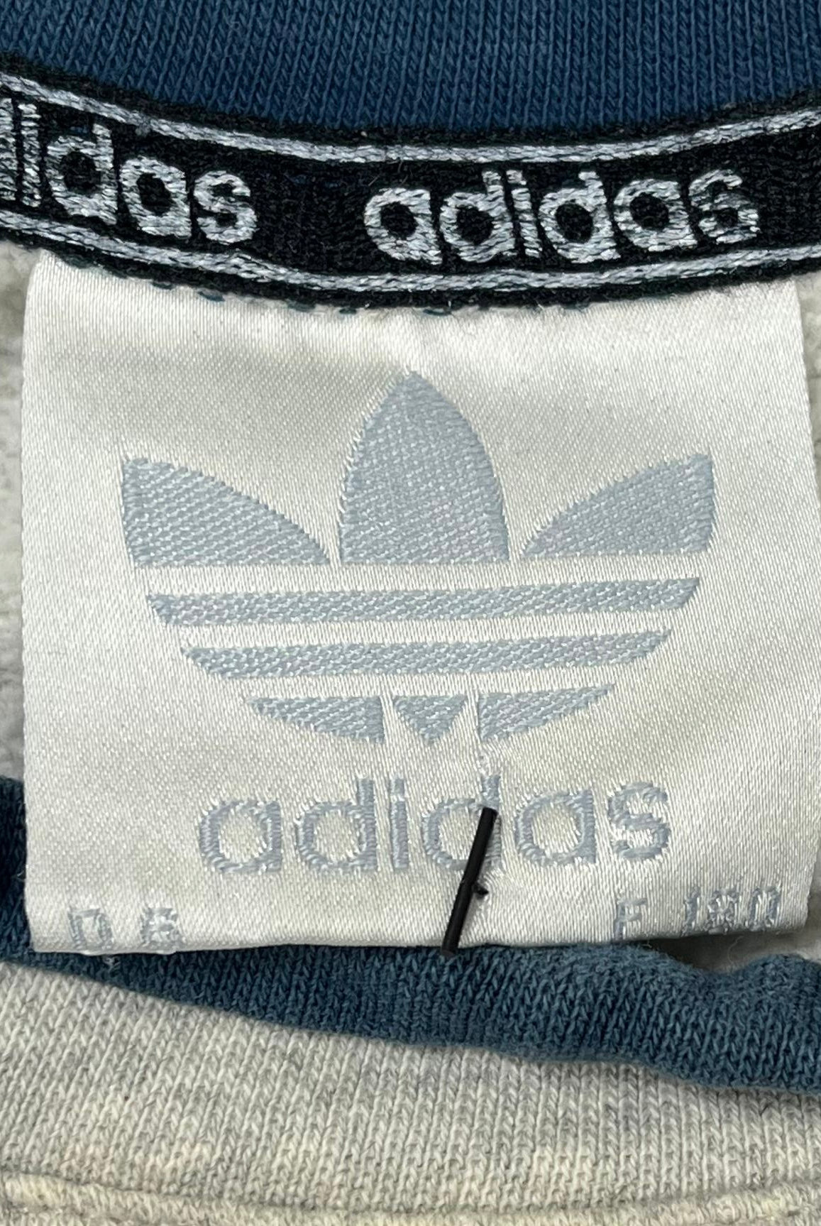 Adidas Vintage Sweater Grau Blau M - Vinverse