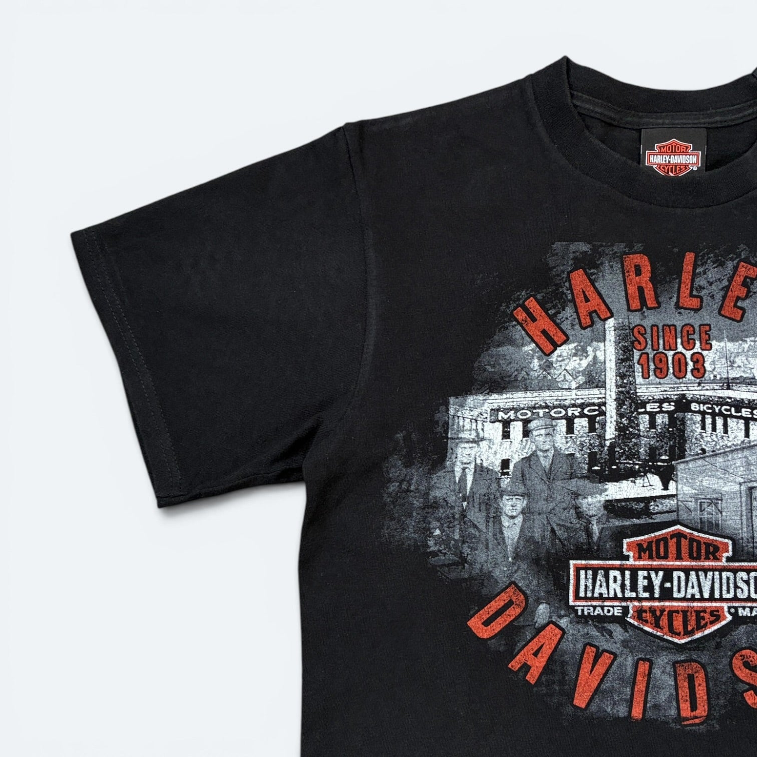 Harley-Davidson Vintage Shirt Grafik Schwarz S - Vinverse