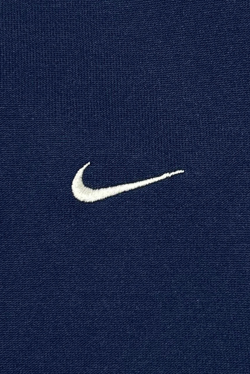 Nike Vintage T-Shirt Streifen Blau M - Vinverse