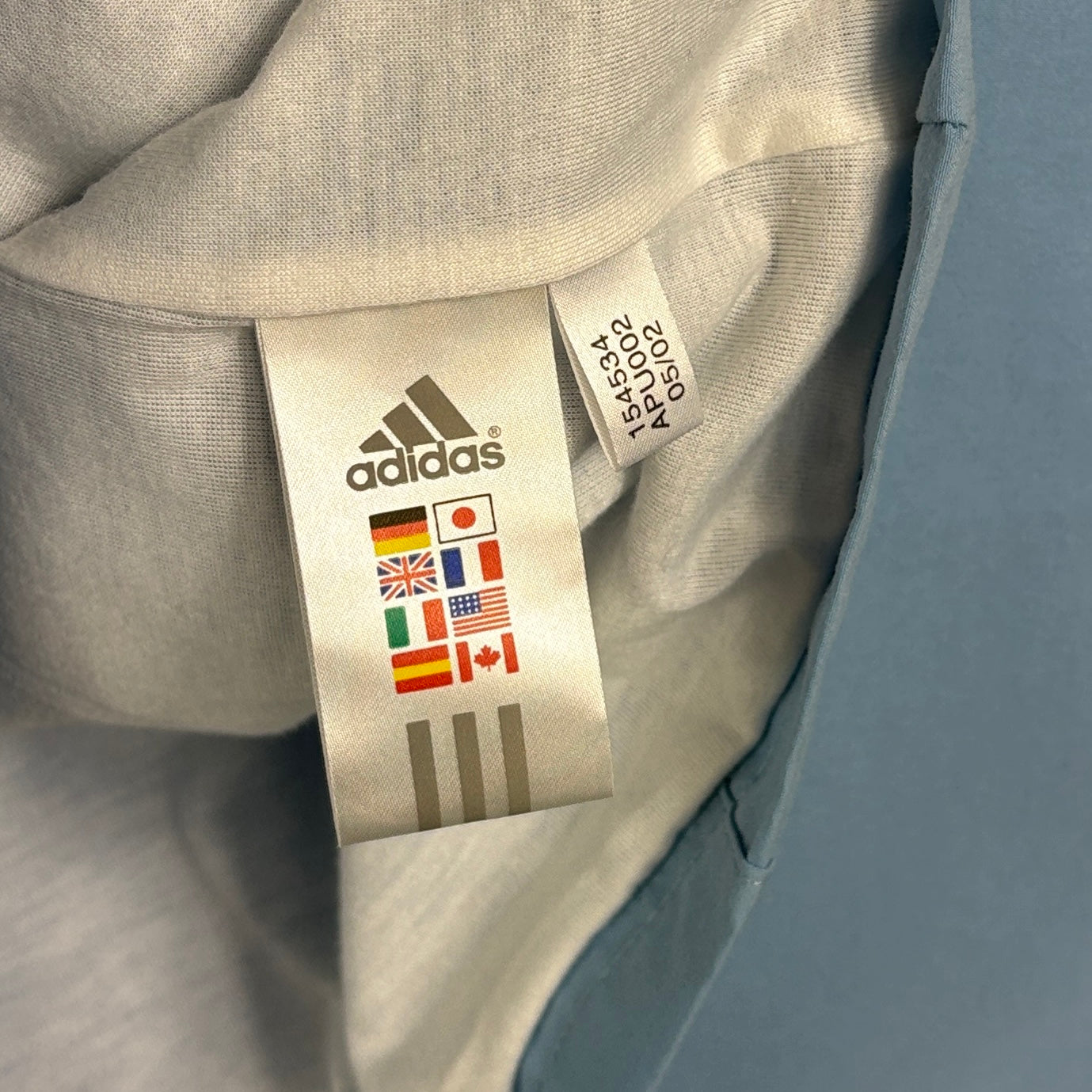 Adidas Trainingsjacke 2002 Hellblau L - Vinverse