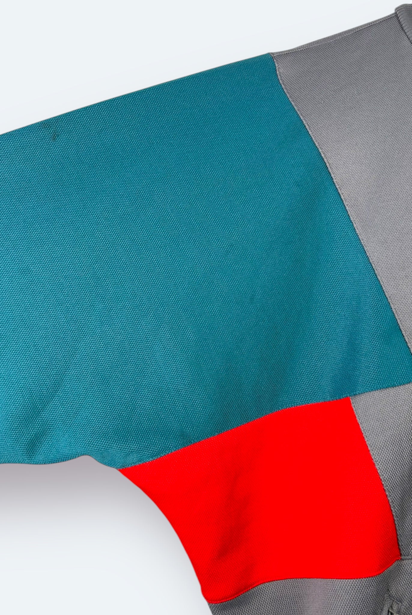 Adidas 80s Vintage Trainingsjacke Grau Türkis XL - Vinverse