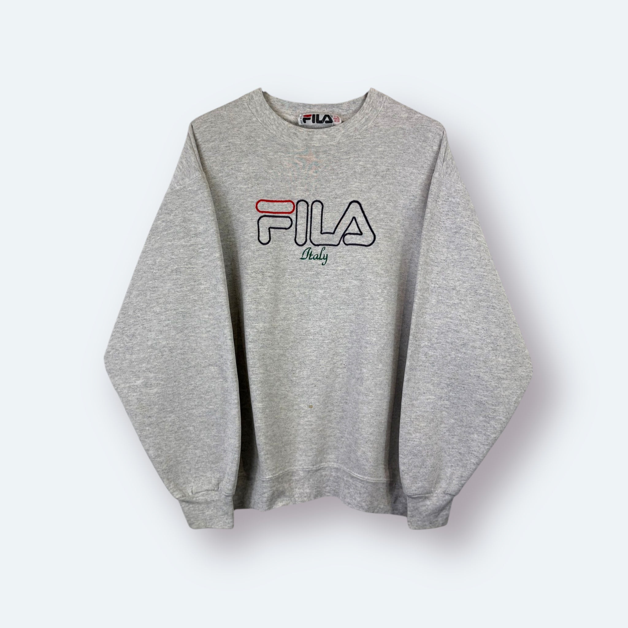 Fila 90s Vintage Sweater Grau S - Vinverse
